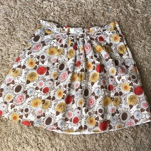 Flower Pattern Skirt with POCKETS Yesssss!